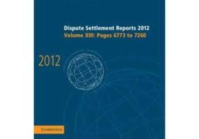 Dispute Settlement Reports 2012: Volume 13, Pages 6773–7260