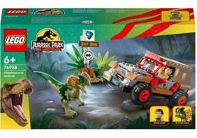 LEGO Jurassic World. Ambuscada dinozaurului Dilophosaurus 76958, 211 piese