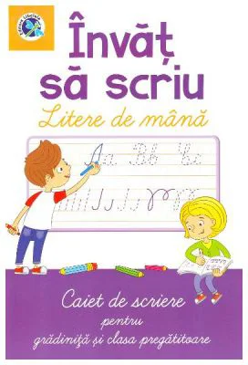 Invat sa scriu litere de mana. Caiet de scriere pentru gradinita si clasa pregatitoare - Luminita Albu
