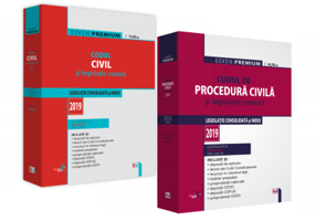 Pachet Codul civil si Codul de procedura civila. Editie PREMIUM 2019