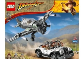 LEGO Indiana Jones. Urmarire cu avionul de vanatoare 77012, 387 piese