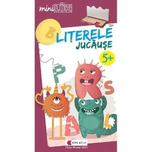Joc educativ LUK, Literele Jucause, exercitii distractive de limba romana, varsta 5+