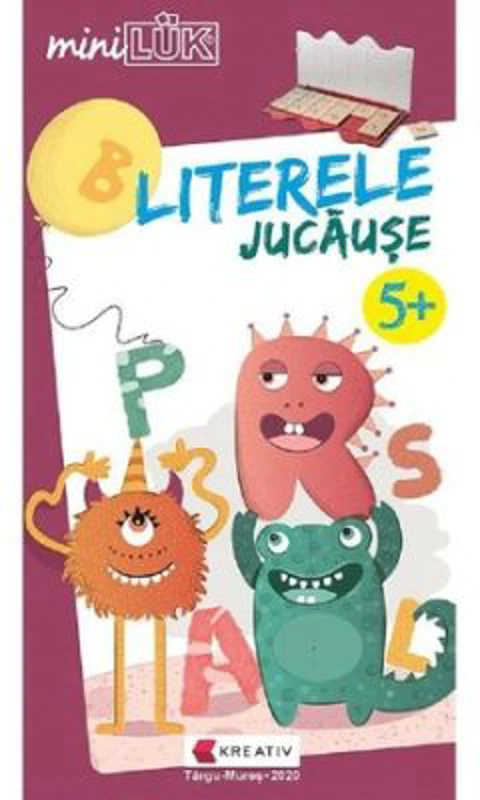 Joc educativ LUK, Literele Jucause, exercitii distractive de limba romana, varsta 5+