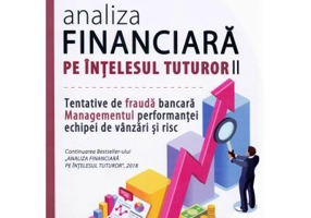 Analiza financiara pe intelesul tuturor, volumul 2. Tentativele de frauda bancara, managementul performantei echipei de vanzari si risc - Cosmin Baiu
