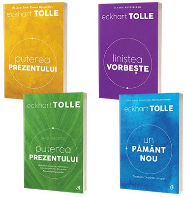 Pachet compus din 4 carti Eckhart Tolle
