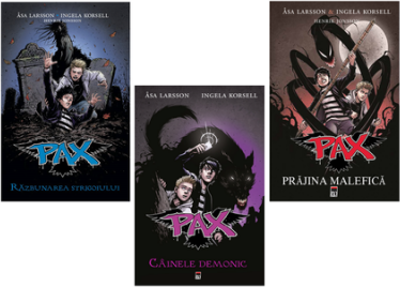 Set de 3 carti Pax Editura Rao. Prajina malefica, Cainele demonic, Razbunarea strigoiului