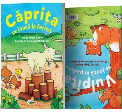 Caprita se joaca la ferma. Vulpita se joaca in padure - Marja Baeten