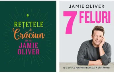 Set 2 carti Jamie Oliver de Craciun