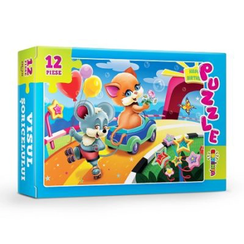 Puzzle. Visul soricelului, 12 piese