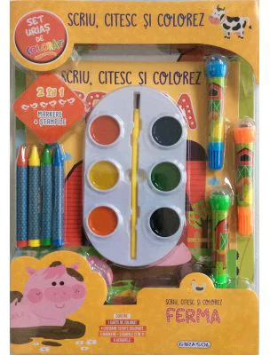 Scriu, citesc si colorez - Ferma