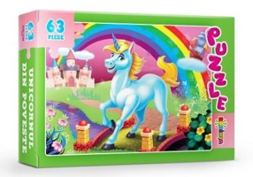 Puzzle. Unicornul din poveste, 63 piese