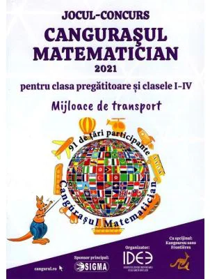 Revista Cangurasul Matematician 2021. Mijloace de transport. Pentru clasa pregatitoare si clasele 1-4
