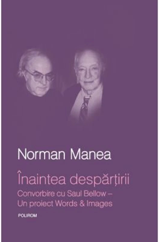 Inaintea despartirii. Convorbire cu Saul Bellow - Norman Manea