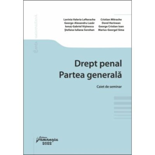 Drept penal. Partea generala. Caiet de seminar
