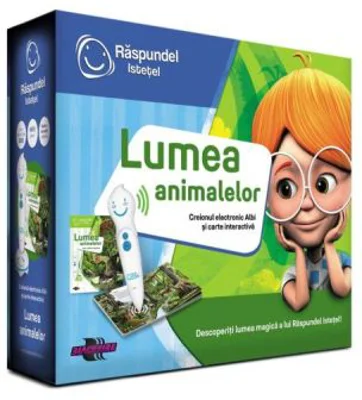 Pachet Raspundel Istetel, creion si carte Lumea animalelor