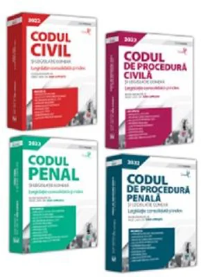 Pachet. Codul civil, Codul de procedura civila, Codul penal si Codul de procedura penala. Editii PREMIUM 2022 - Dan Lupascu
