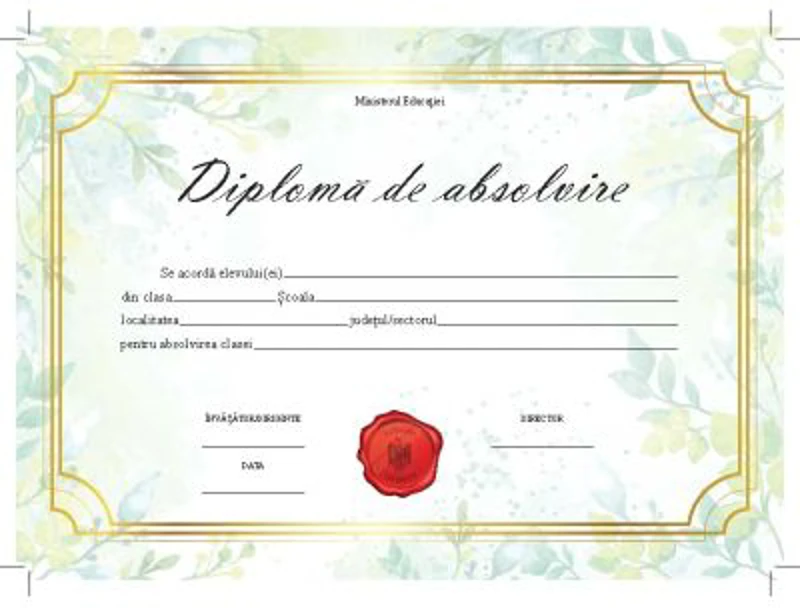 Diploma de absolvire (DZC03)