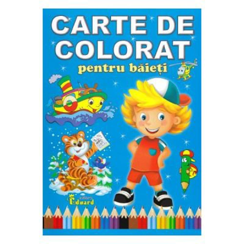 Carte de colorat pentru baieti