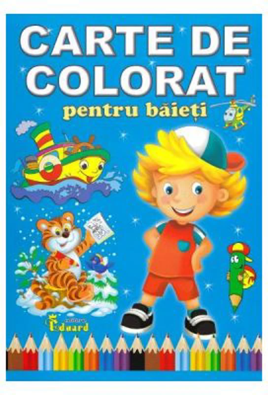 Carte de colorat pentru baieti
