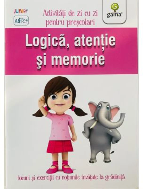 Logica, atentie si memorie - Activitati de zi cu zi pentru prescolari de 3