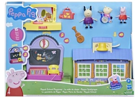 Figurina Peppa Pig cu decor de joaca scolar, Peppa Pig