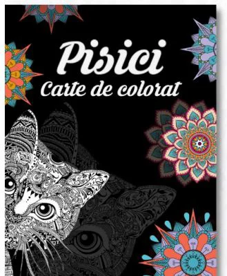 Pisici. Colorat mandale