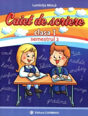 Caietul de scriere. Clasa 1 semestrul 2 CDP