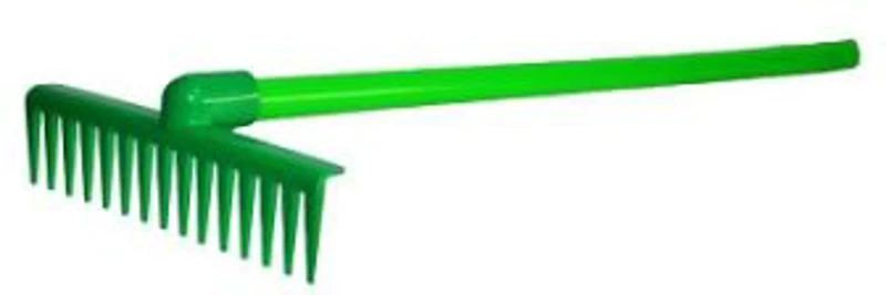 Grebla din plastic, 61 cm, verde