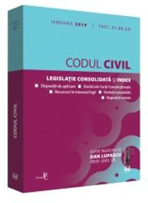 Codul civil ianuarie 2019. Editie tiparita pe hartie alba
