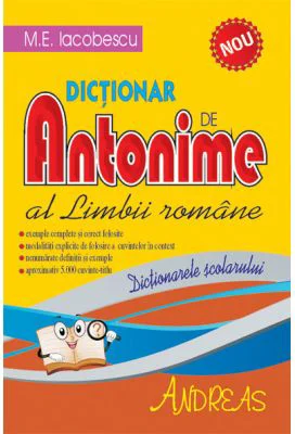 Dictionar de antonime al limbii romane