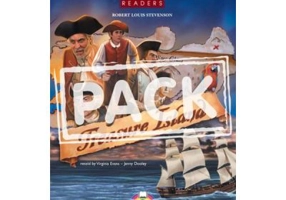 Literatura adaptata pentru copii benzi desenate Treasure Island. Set cu audio CD - Virginia Evans