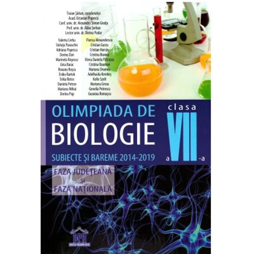Olimpiada de biologie Clasa a 7-a. Subiecte si bareme 2014-2019, faza judeteana si faza nationala