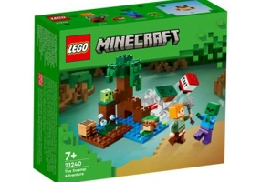 LEGO Minecraft. Aventura din mlastina 21240, 65 piese