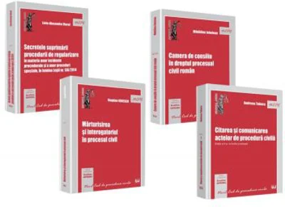 PACHET Secretele suprimarii procedurii de regularizare, Marturisirea si interogatoriul, Camera de consiliu in dreptul procesual civil roman si Citarea