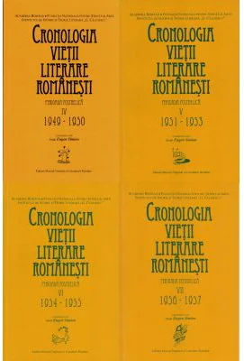 Cronologia vietii literare romanesti. Perioada postbelica (1949-1957), volumele 4-7