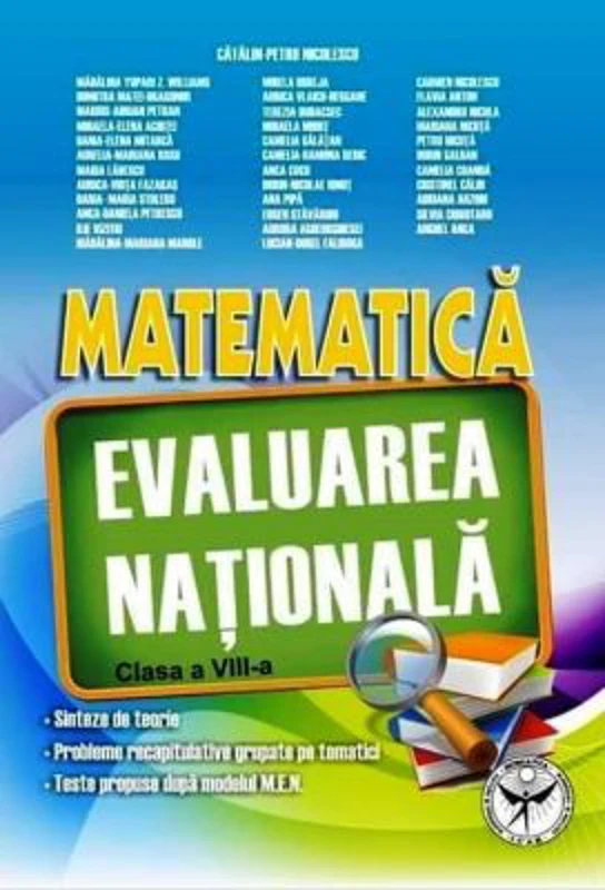 Evaluarea Nationala. Matematica, clasa a 8-a
