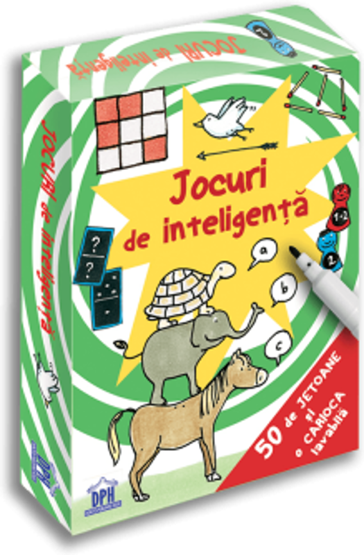 Jocuri de inteligenta. 50 de jetoane - Philip Kiefer