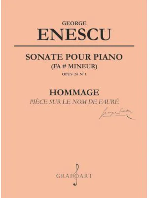 Sonate pour piano. Opus 24, numarul 1 - George Enescu