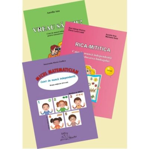 RICA MITITICA VREAU SA STIU MICUL MATEMATICIAN. Set 3 caiete