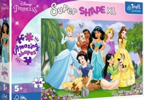 Puzzle Primo Super shape XXL 104 Disney. Printese in gradina, Trefl