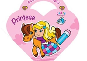 Autocolante cu sclipici. Printese