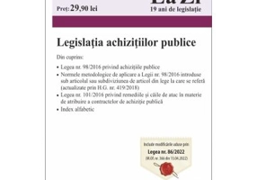 Legislatia achizitiilor publice. Actualizat la 20. 05. 2022