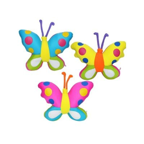 Pernita material textil, cu granule, Fluturas