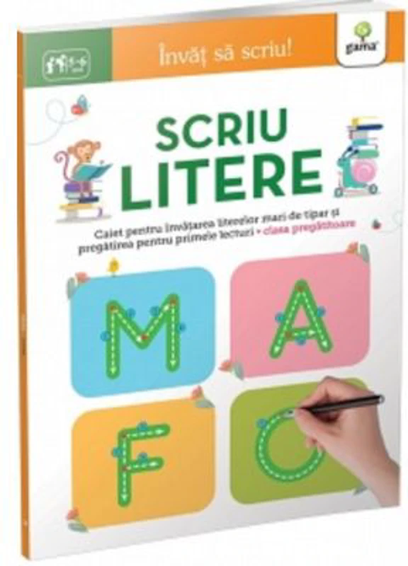 Invat sa scriu! Scriu litere 5-6 ani