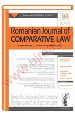 Romanian journal of comparative law no. 2/2015