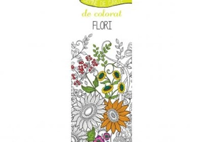 Semne de carte de colorat. Flori