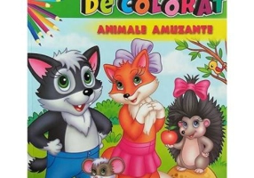 Marea carte de colorat. Animale amuzante