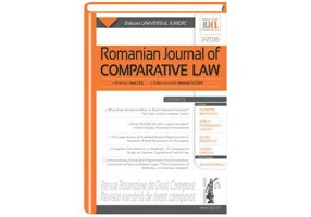 Romanian journal of comparative law no. 1/2016