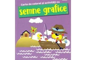 Carte de colorat si activitati cu semne grafice
