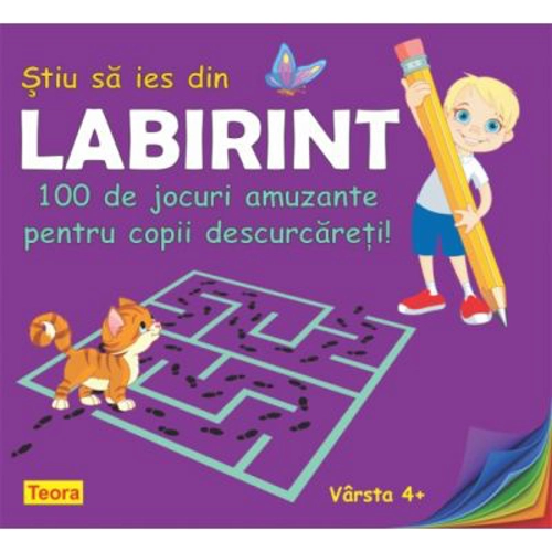 Stiu sa ies din labirint. 100 de jocuri amuzante pentru copii descurcareti! - Diana Rotaru